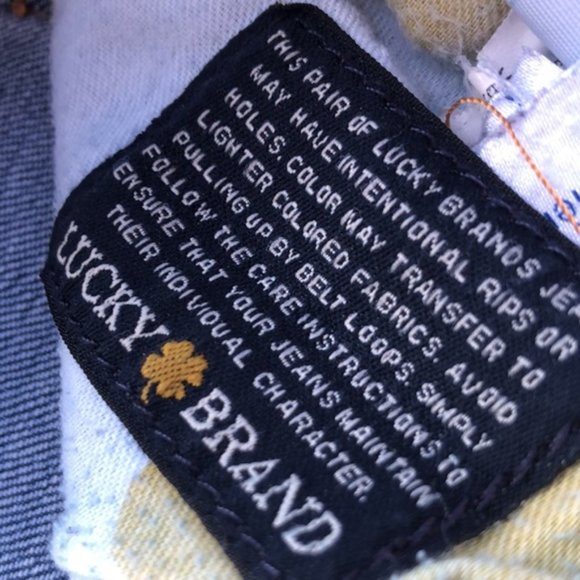VINTAGE LUCKY BRAND SWEET N STRAIGHT JEANS 4/47x30 🍀lucky you🍀 - Picture 7 of 14